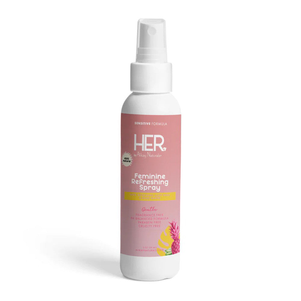 Alikay Naturals Her Feminine Refreshing Spray Sensitive Formula, 2 Oz